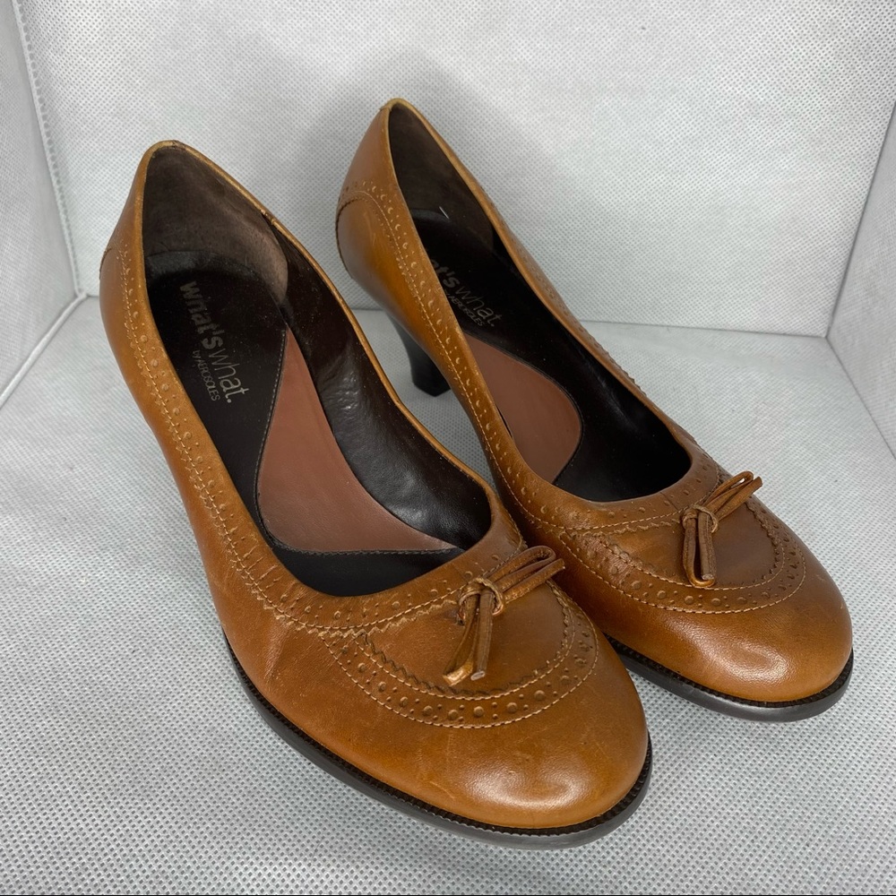 Aerosoles brown Oxford leather pump size 9